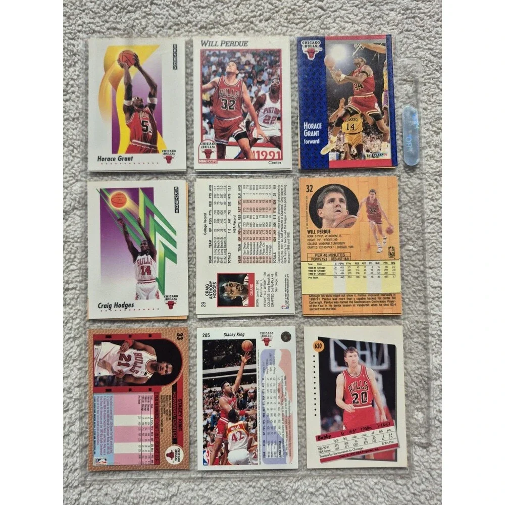 Chicago Bulls Lot of 15+ Cards – Scottie Pippen, Horace Grant, B.J....
